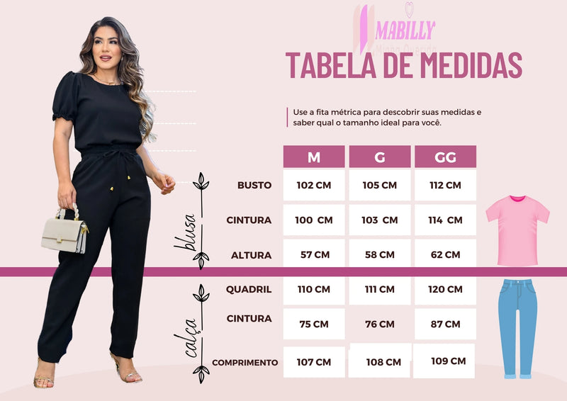 Women's Set Casual In Linen Tailor Pant Blouse National Shipping Brazil Scrub Social Free Shipping
