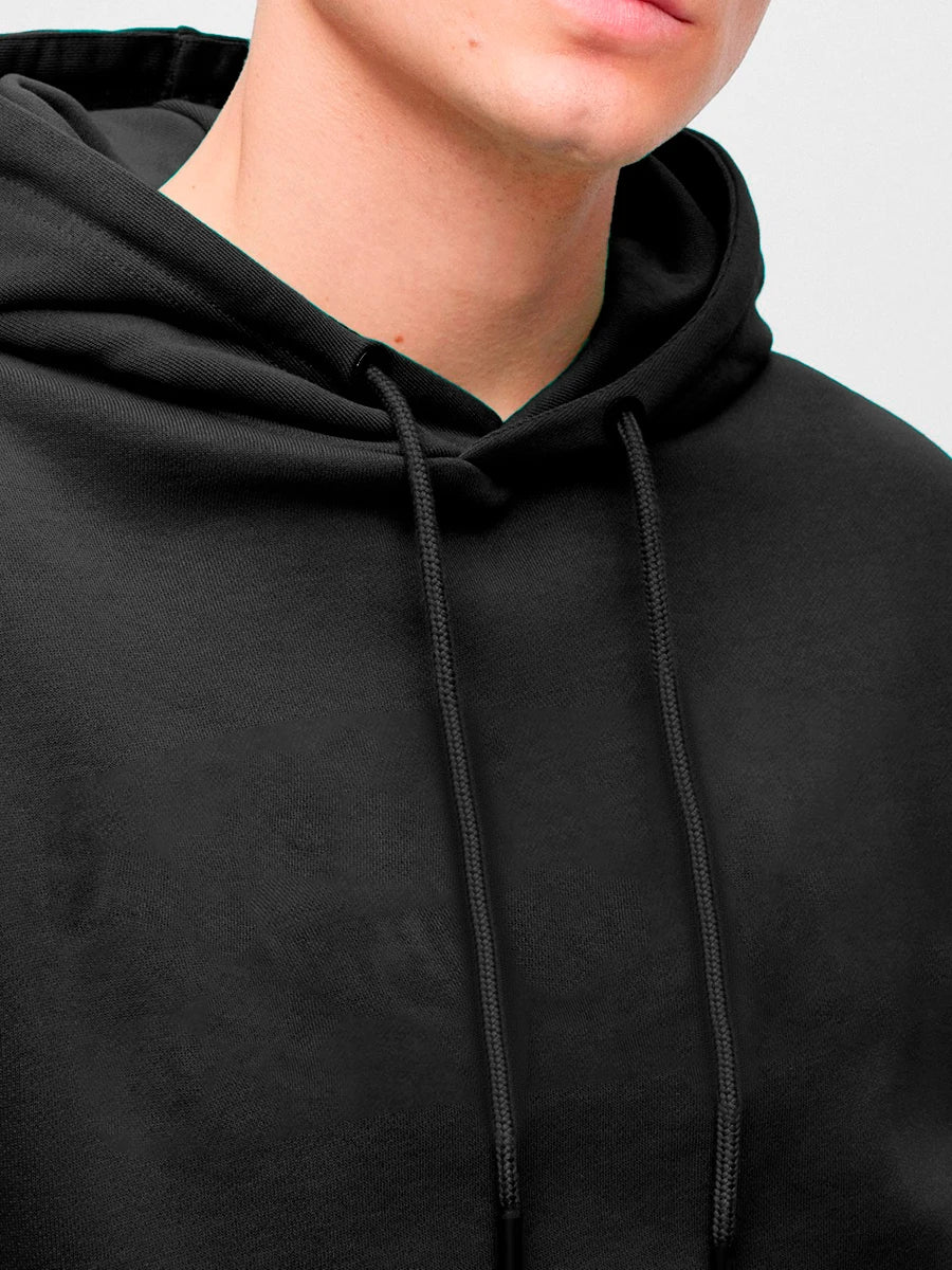 Blusa Moletom Algodão Premium Flanelado Canguru Casaco Hugo