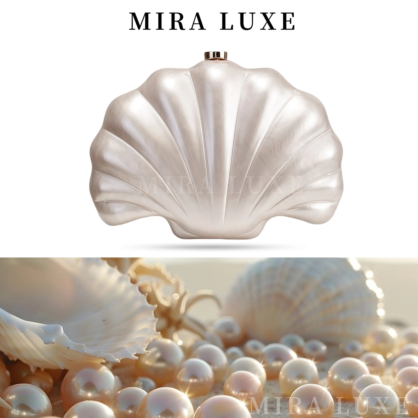 2025 Luxury Acrylic Lady Bag Fashion Personalized Party Evening Bag Single Shoulder Messenger Pearl Color Purse Women Clutch Bag