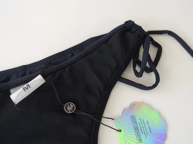 Bikini Panties-BLACK Adult Adjustable Waist Fashion Beach Super discreet and comfortable SHIPPING RAPID TO ALL BRAZIL