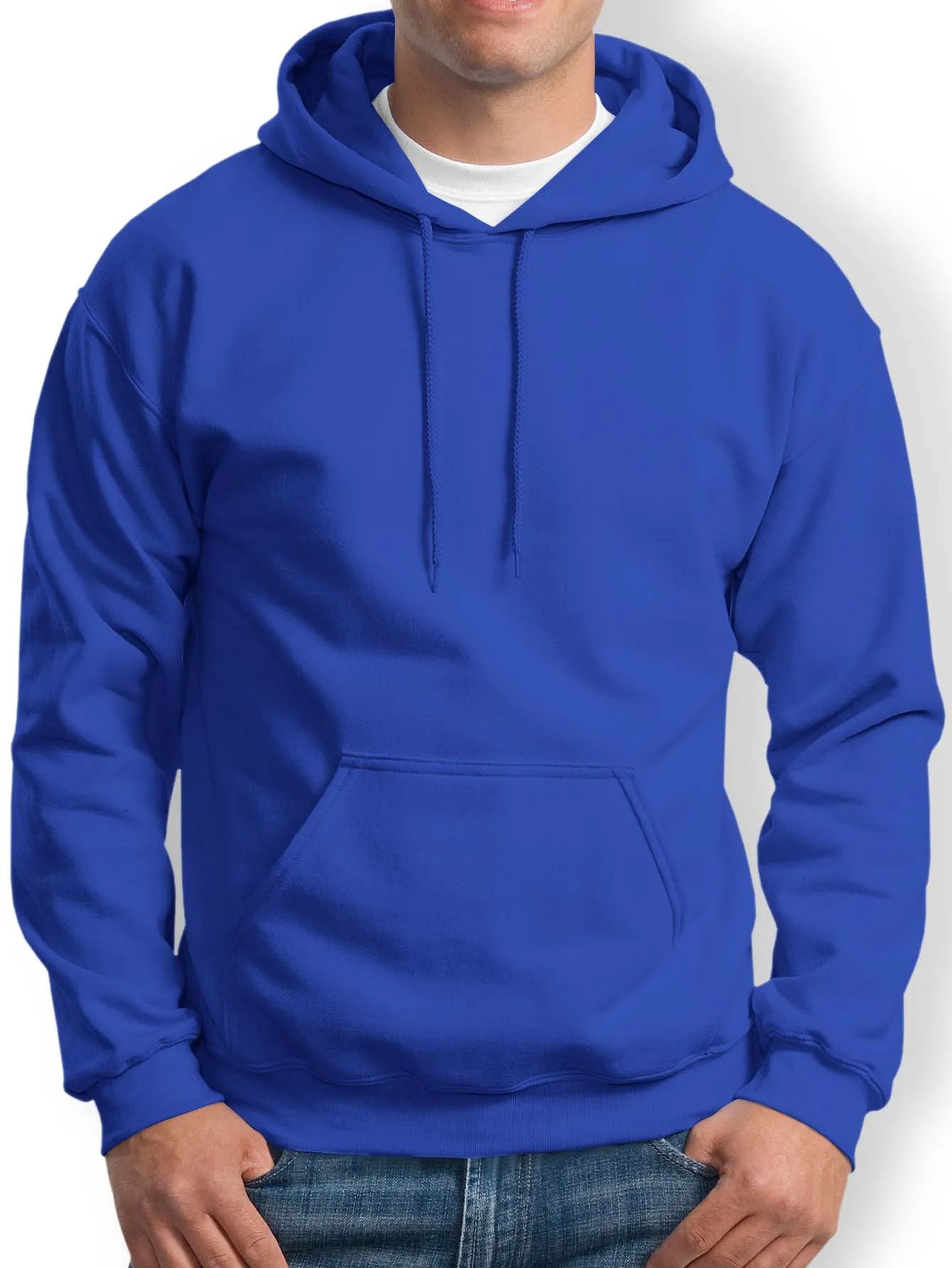 Men's Sweatshirt Kangaroo Model Sweatshirt with Colors Hood