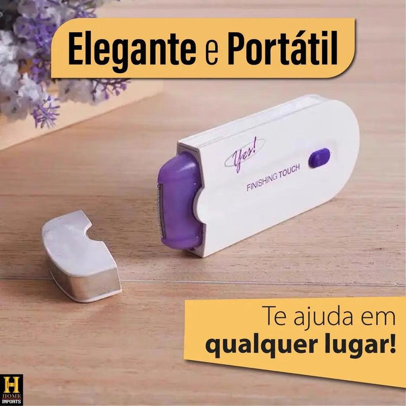 Depilador feminino elétrico Removedor De Pelos facial corporal Yes Finishing Touch Sem Fio recarregável - CRAVO ROSE