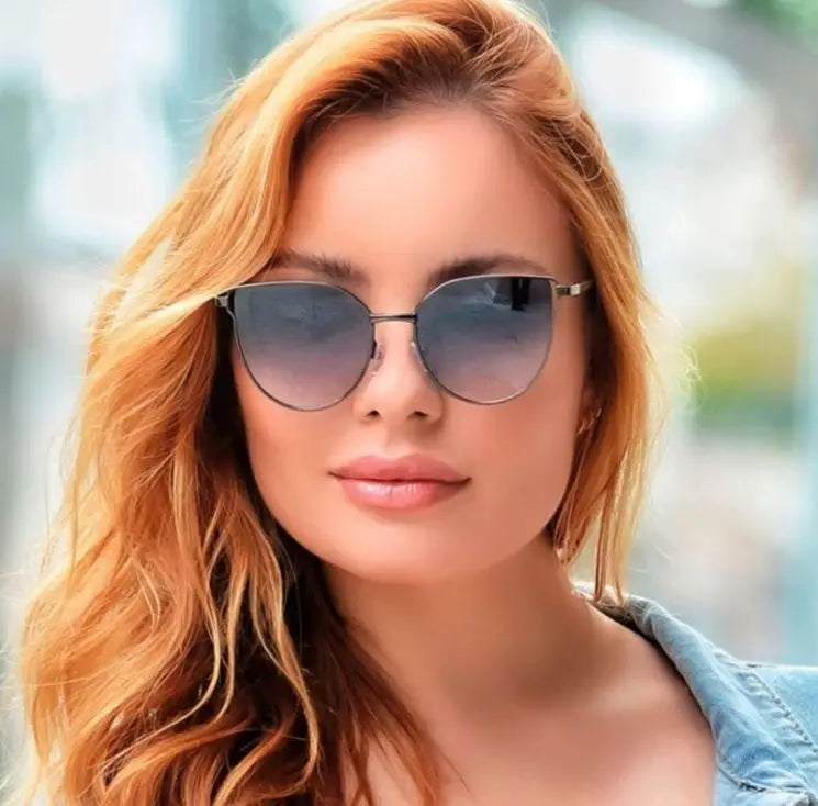 Óculos de Sol Femininos Fashion Metal Moda Festa Baladas Verão Praia Eventos-Entrega Rápida Para Todo Brasil