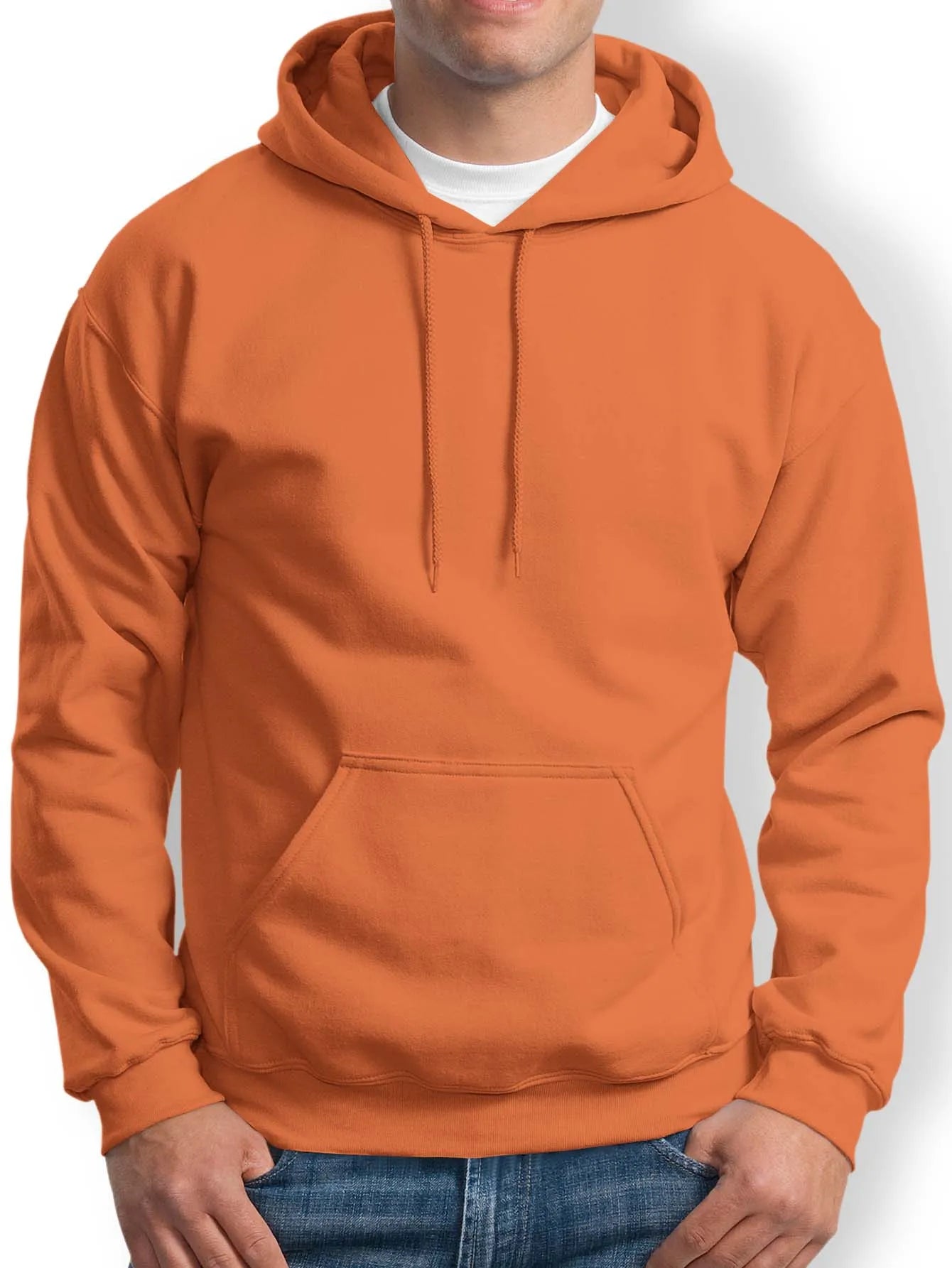 Men's Sweatshirt Kangaroo Model Sweatshirt with Colors Hood