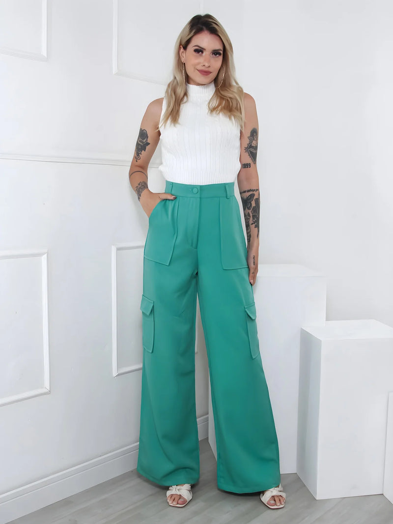 Women's Pantalona Socia Tailor Cargo Pants With Bag