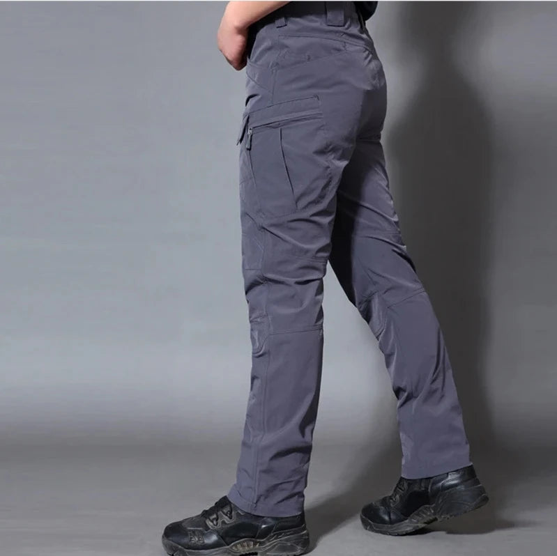 men's special forces camouflage pants Work pants Autumn outdoor multi bag pants Wear resistant IX7 training pants