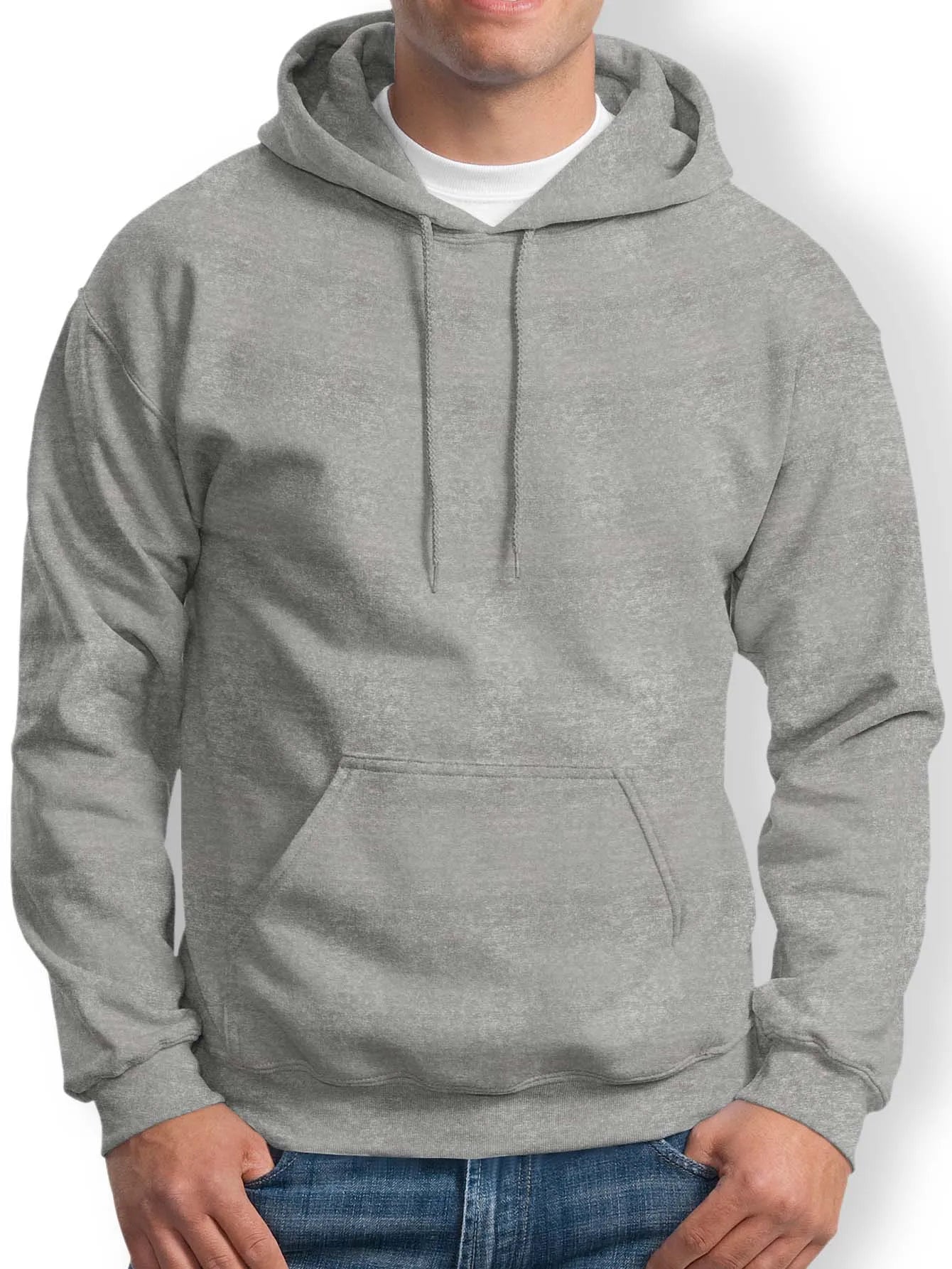Men's Sweatshirt Kangaroo Model Sweatshirt with Colors Hood