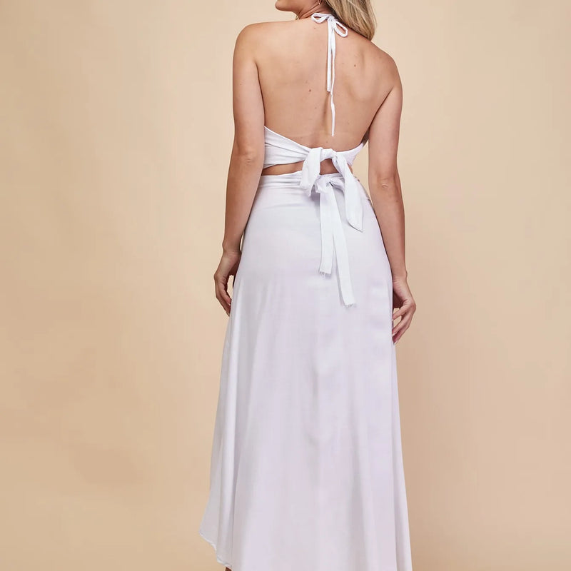 Women Fashion Set (Cropped And Skirt Envelope) For Beach