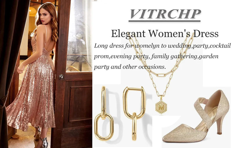 VITRCHP Batwing Sleeved Evening Dresses 2025 Mermaid Sexy V Neck Gown Prom Glitter Elegant Short Sleeves Long Party Dress