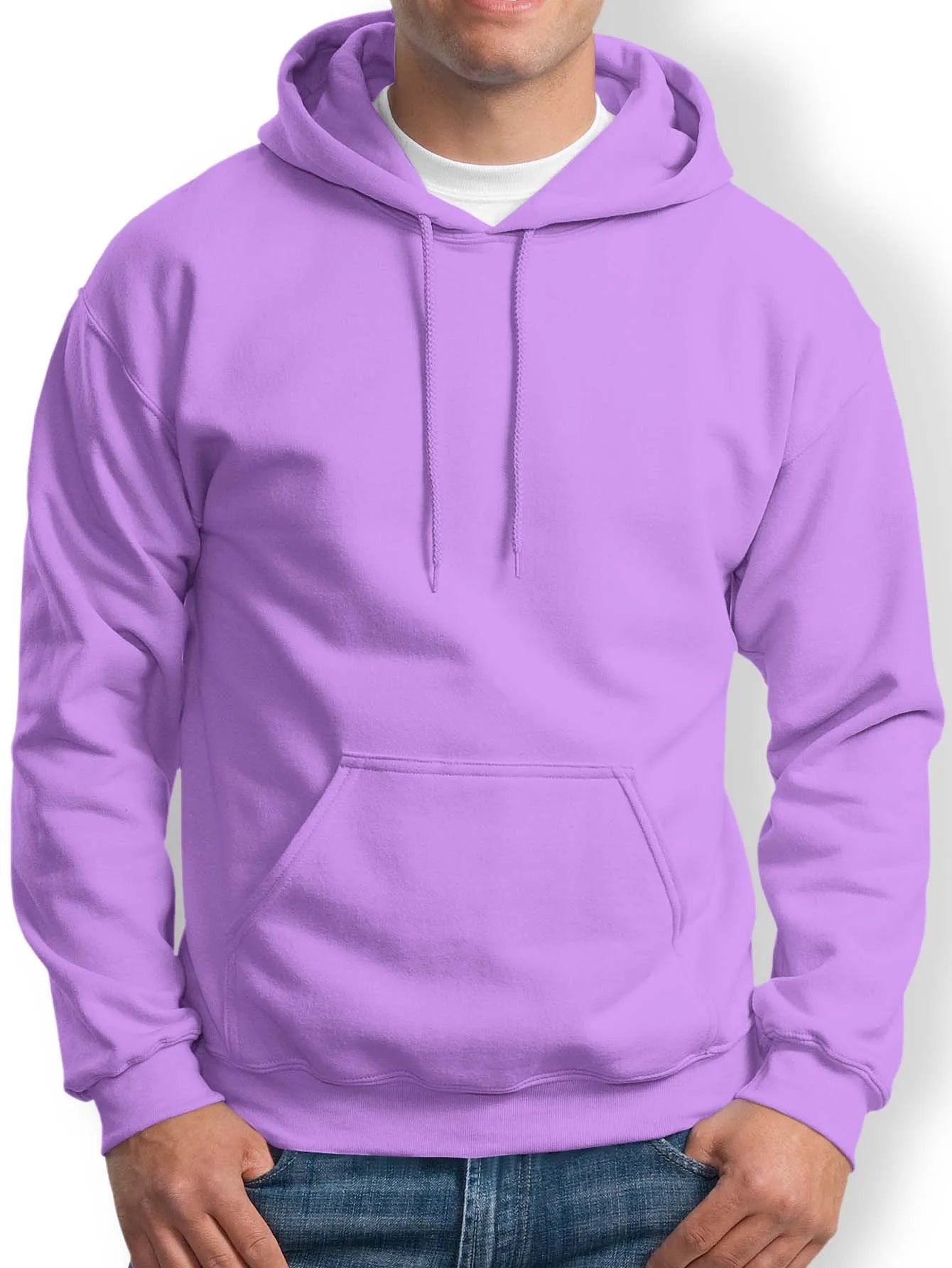 Men's Sweatshirt Kangaroo Model Sweatshirt with Colors Hood