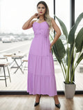 Women's Long Dress with Adjustable Strand, Elegant for Summer
