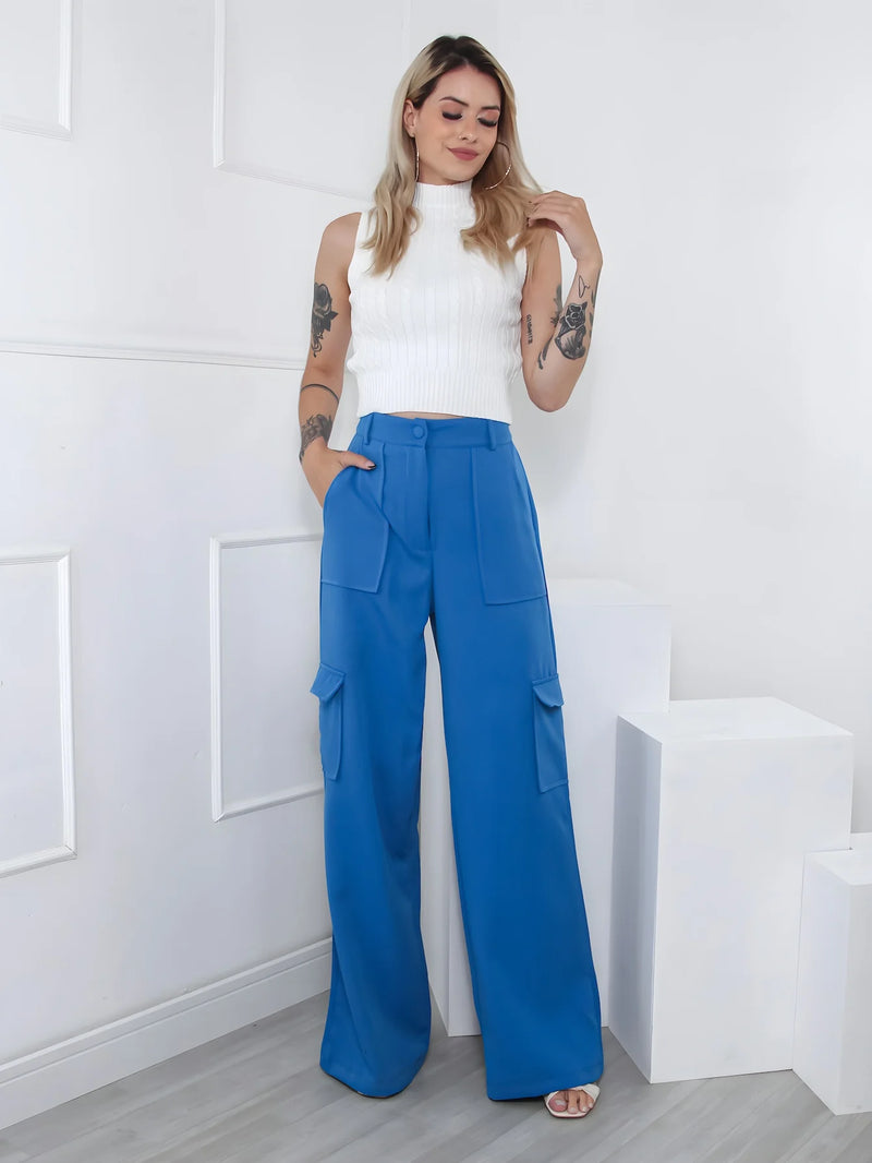 Women's Pantalona Socia Tailor Cargo Pants With Bag