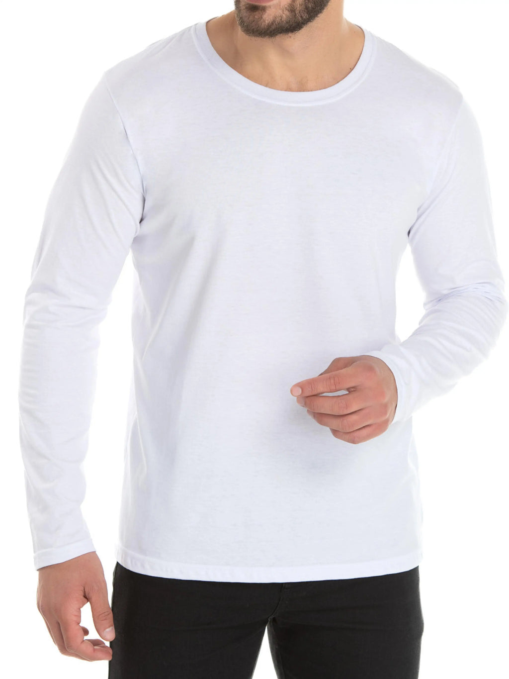 Men's Basic Cold Mesh Long Sleeve T-Shirt