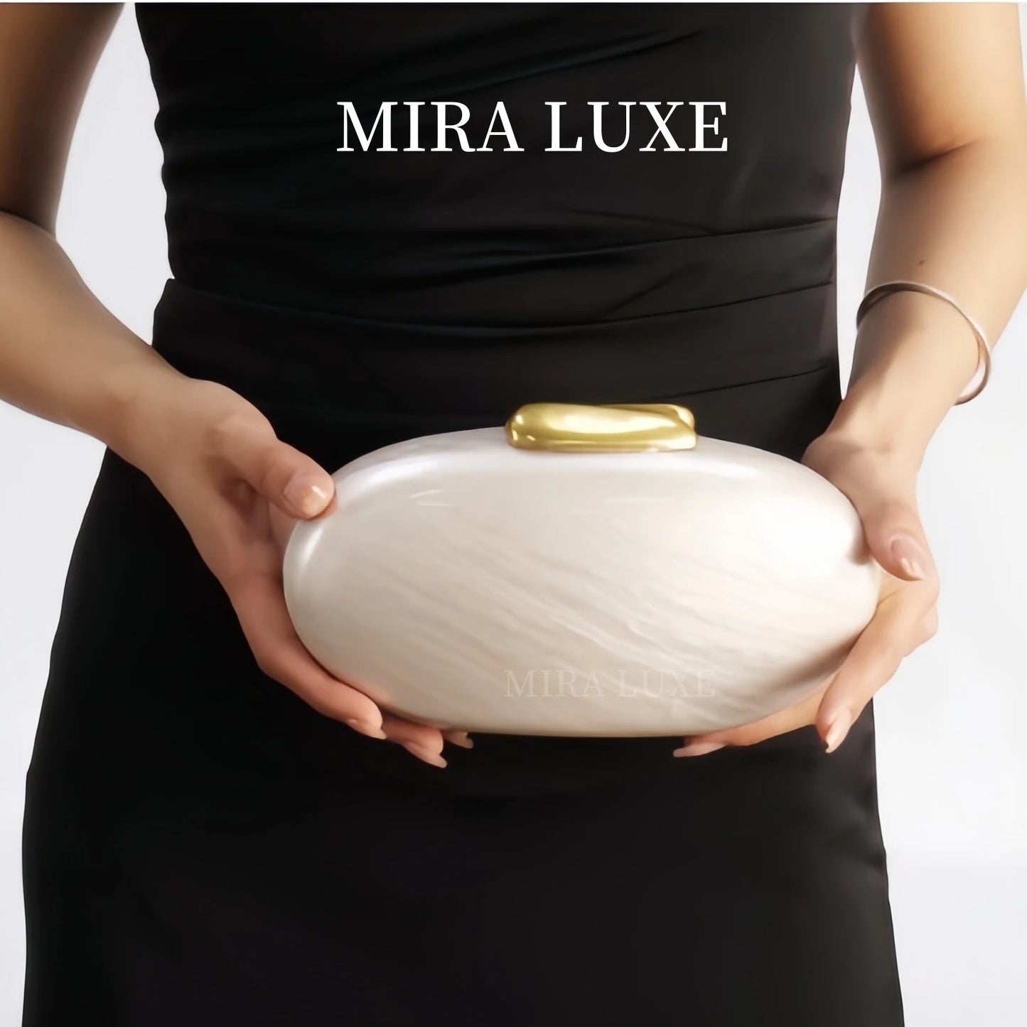 2025 Luxury Acrylic Lady Bag Fashion Personalized Party Evening Bag Single Shoulder Messenger Pearl Color Purse Women Clutch Bag