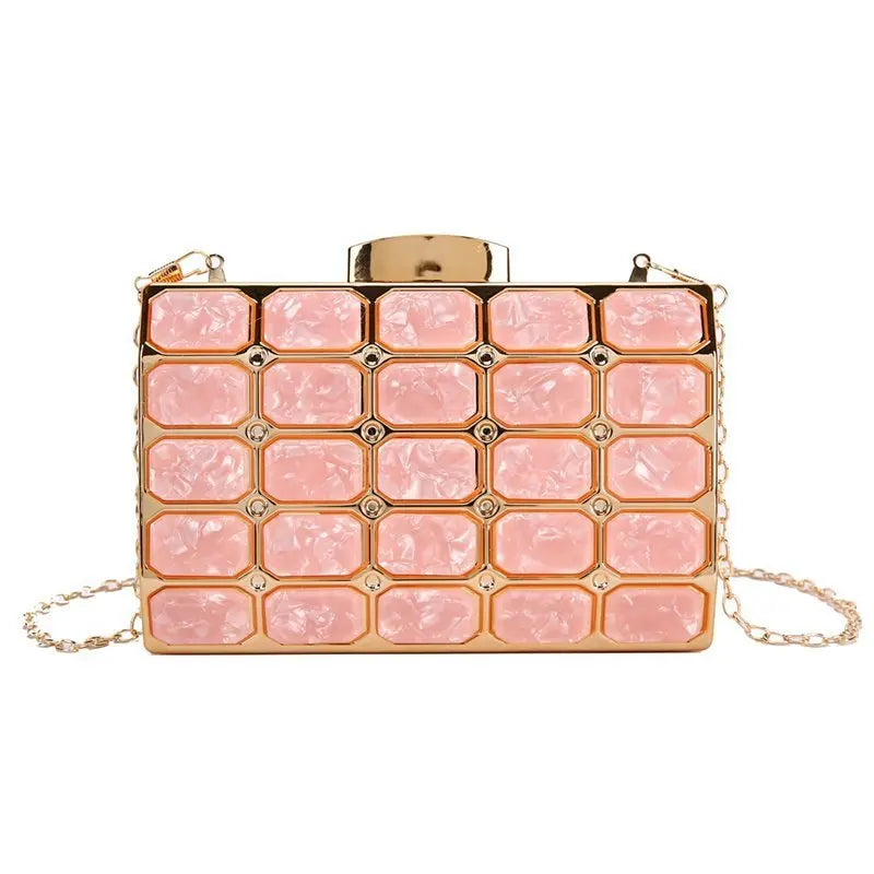 Luxury Female Evening Bag Block Designer Crossbody Bags for Women 2025 Trend Shoulder Bag Wedding Party Clutch Bag Purses Bolsos