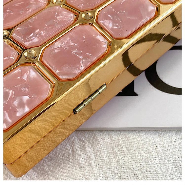 Luxury Female Evening Bag Block Designer Crossbody Bags for Women 2025 Trend Shoulder Bag Wedding Party Clutch Bag Purses Bolsos