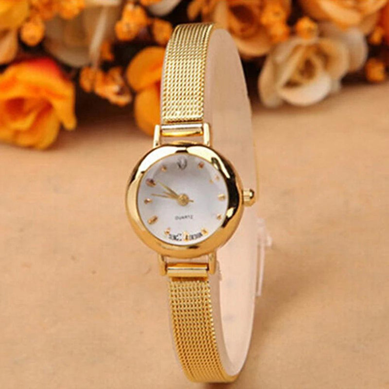 HOT SALES!!! Women's Fashion Mesh Fine Alloy Band Rhinestone Dial Quartz Bracelet Wrist Watch Wholesale Dropshipping New Arrival - CRAVO ROSE