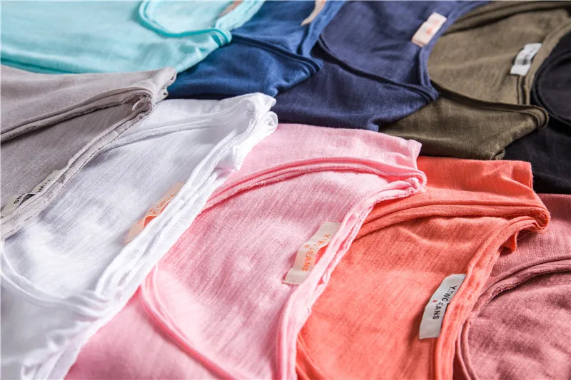 100% algodão camiseta casual macia fitness camisetas finas roupas masculinas gola redonda manga curta camiseta sólida