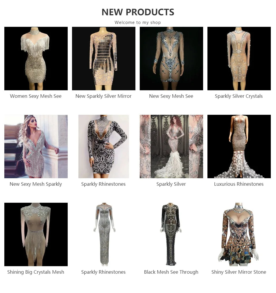 Luxurious Rhinestones Leotard Pants Women Evening Prom Party Birthday Outfit Sexy Mesh Dance Costume Crystal Bodysuit Stage Wear