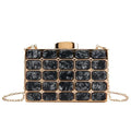 Luxury Female Evening Bag Block Designer Crossbody Bags for Women 2025 Trend Shoulder Bag Wedding Party Clutch Bag Purses Bolsos