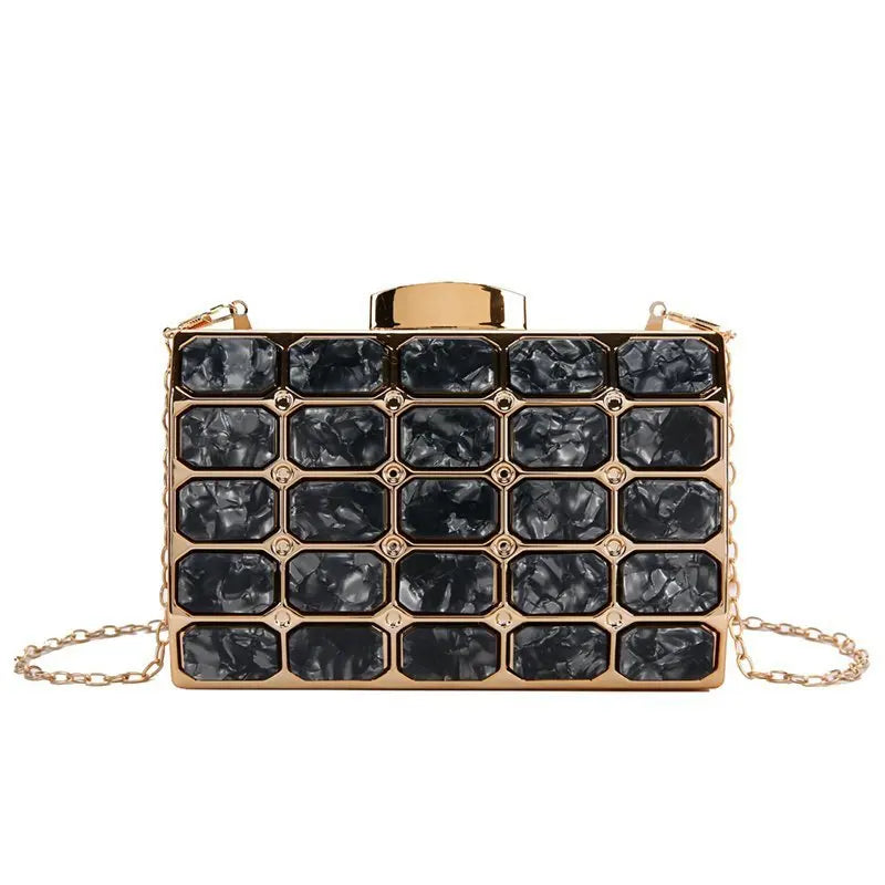 Luxury Female Evening Bag Block Designer Crossbody Bags for Women 2025 Trend Shoulder Bag Wedding Party Clutch Bag Purses Bolsos