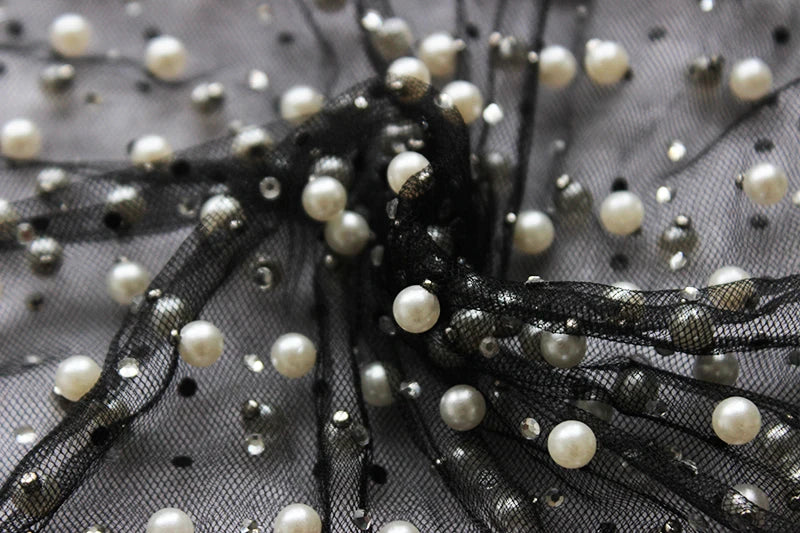 Camiseta feminina sexy transparente Gtpdpllt, malha, patchwork, diamantes, pérolas, slim, tops curtos elegantes, roupas femininas de primavera