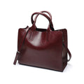 Bolsas de couro vintage, bolsa casual feminina, bolsa de alta qualidade, bolsa de ombro grande