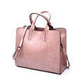 Bolsas de couro vintage, bolsa casual feminina, bolsa de alta qualidade, bolsa de ombro grande