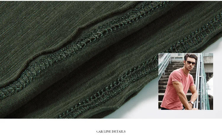 100% algodão camiseta casual macia fitness camisetas finas roupas masculinas gola redonda manga curta camiseta sólida