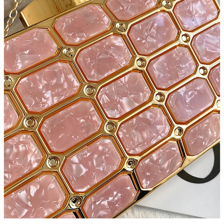 Luxury Female Evening Bag Block Designer Crossbody Bags for Women 2025 Trend Shoulder Bag Wedding Party Clutch Bag Purses Bolsos