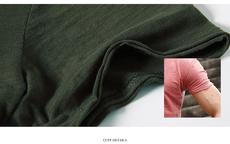 100% algodão camiseta casual macia fitness camisetas finas roupas masculinas gola redonda manga curta camiseta sólida