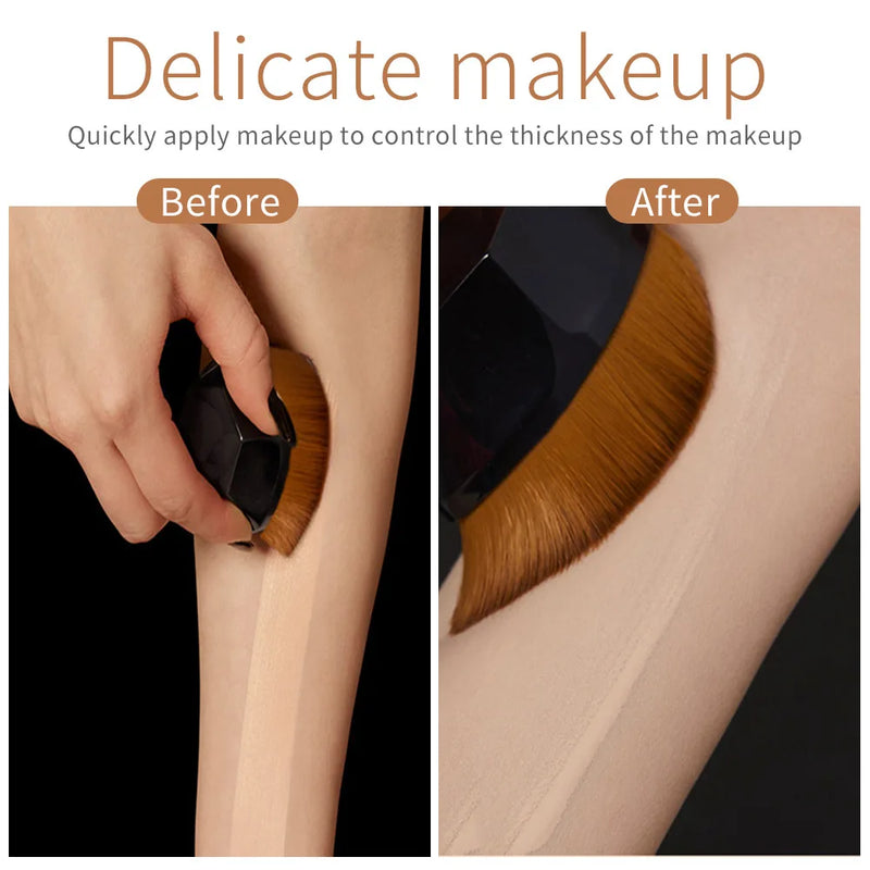 Pincéis de maquiagem mágicos de alta densidade para BB Cream, pó solto, base macia e sem rastros, ferramenta cosmética