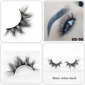 Cílios Visofree Mink Cílios Transparentes Cílios Postiços Transparentes Cílios Postiços Feitos à Mão Cílios Dramáticos Cílios Superiores