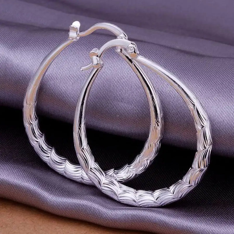 fashion For women 925 Sterling Silver wedding hook beautiful High quality Earring Jewelry free shipping cute gift - CRAVO ROSE