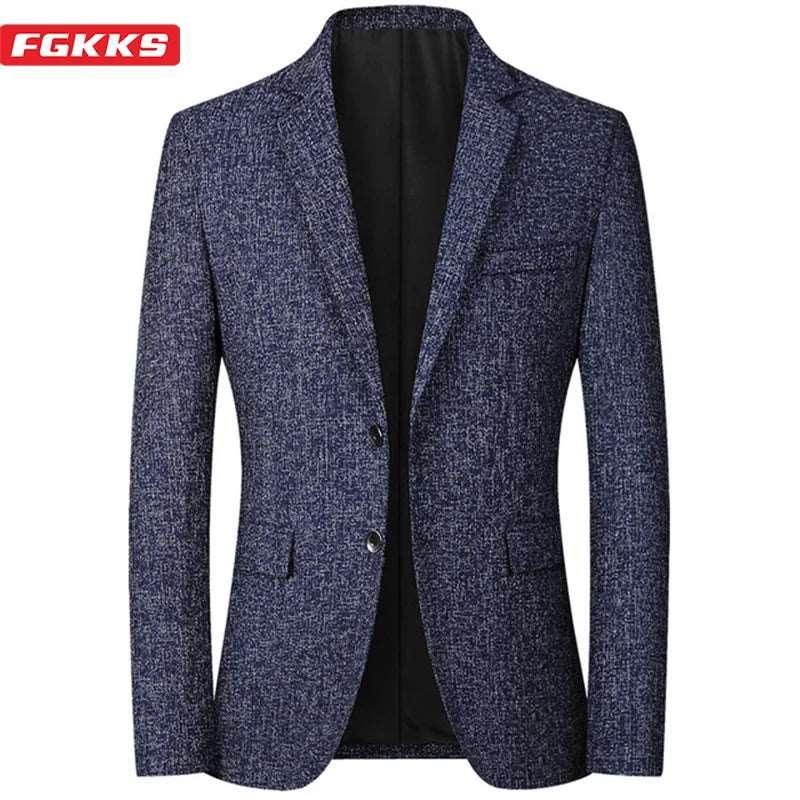 Blazers Moda Masculina Slim Casual Negócios Bonito Ternos Marca Blazers Masculinos Tops