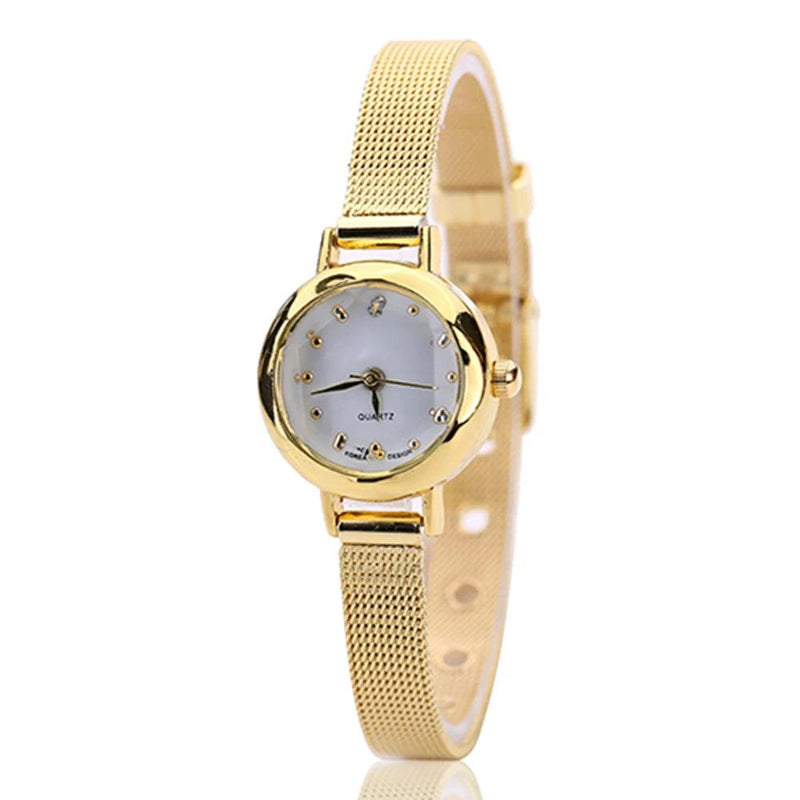 HOT SALES!!! Women's Fashion Mesh Fine Alloy Band Rhinestone Dial Quartz Bracelet Wrist Watch Wholesale Dropshipping New Arrival - CRAVO ROSE