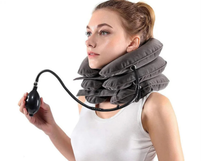 Unidade Cervical Tração Cervical Pescoço Dispositivo de Correção Médica Flexão Vértebra Massagem