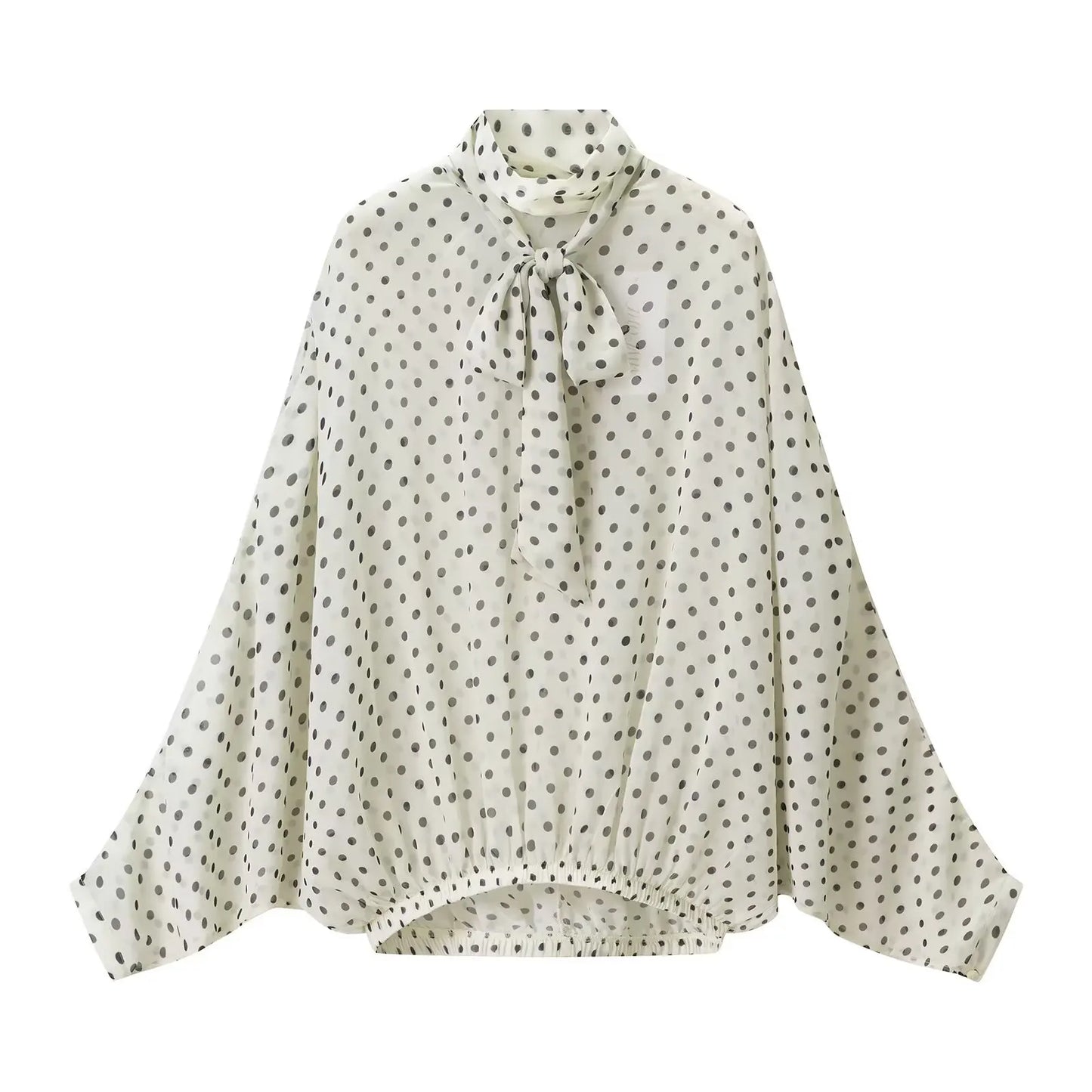 CharmChant Women's Polka Dot Sheer Chiffon Oversized Shirt & Maxi Skirt 2 Piece Set Spring 2026 Retro Elegant Chic Party Outfits