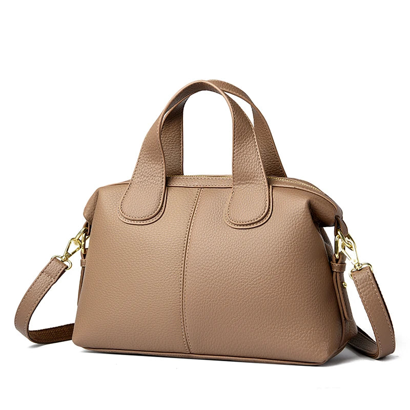 Bolsa feminina de couro de luxo, designer de moda, bolsa transversal de ombro para mulheres, bolsas femininas de marca de alta qualidade, novas