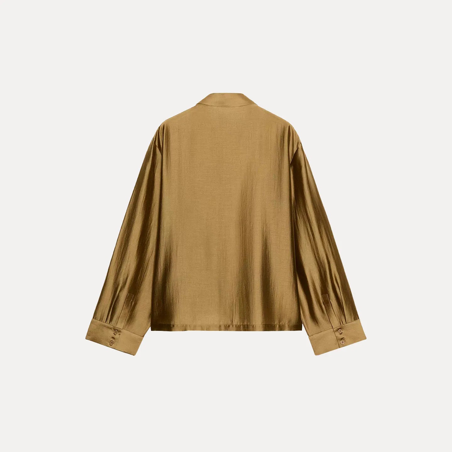 Fashionable Long Sleeve round Neck Rope Knot Button Women's Shirt New 2026 Summer Clothing Versatile Stylish Zadata Brand