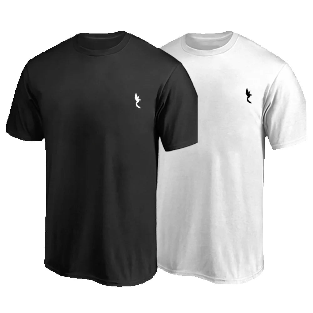 Kit 2 Camisetas Masculina Casual Leve e Confortável do P ao G1