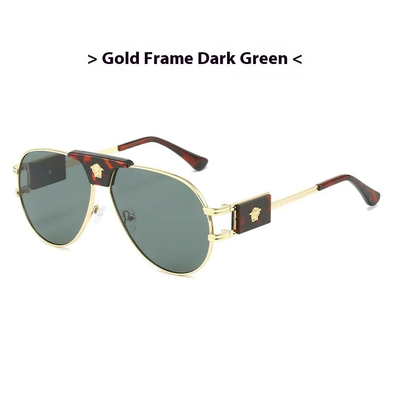 2024 Luxury Men'S Polarized Sunglasses Driving Sunglasses For Men Women Brand Designer Male Vintage Black Pilot Sunglasses Uv400