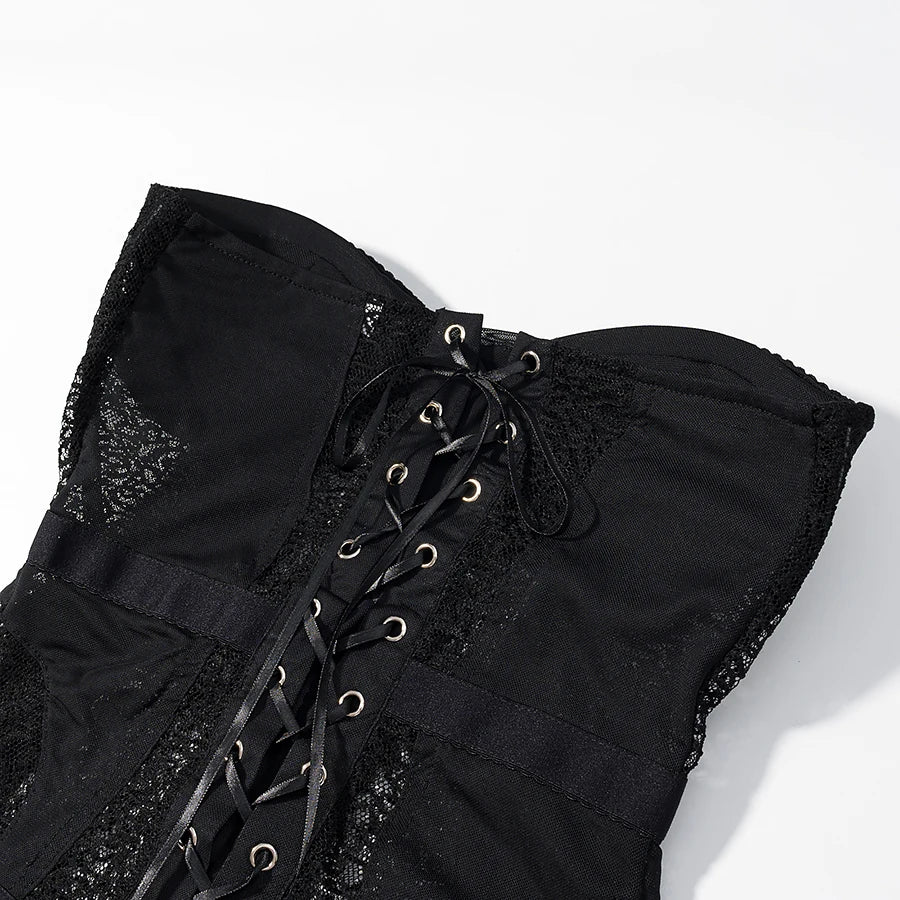 Women's Slim Fit Bandage Vest Top European Style Polyester Fabric Fishbone Strapless Outerwear Short Length Single Button
