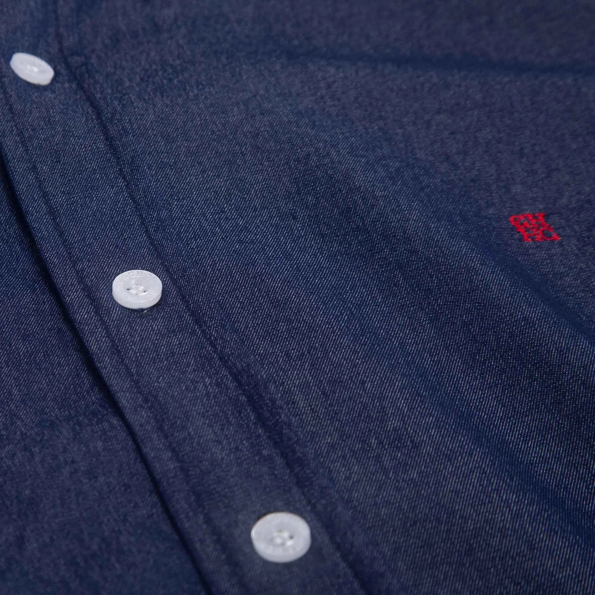 CHCH New Men's Shirt Long Sleeve Button Down Social Business Casual Solid Color Shirts for Men