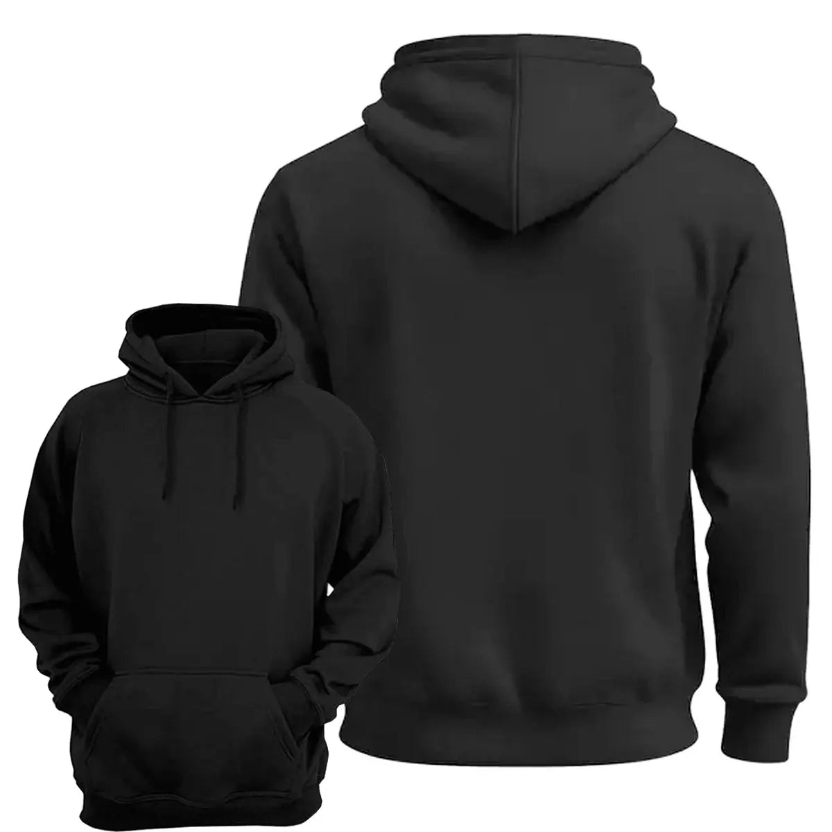 Kangaroo Sweatshirt Cool Blouse Flated Cotton Hoodie