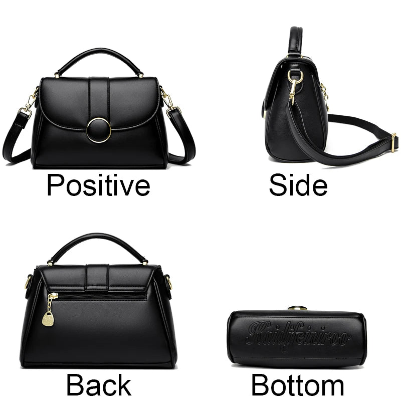 Fashion Solid Color  Women Crossbody Luxury Female Shoulder Designer New Handbag Ladies Tote Sac A Main Feminina