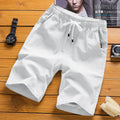 Shorts casuais masculinos de verão, tamanho grande, calças de praia, corrida, esporte, calças curtas retas, calças de moletom finas, shorts soltos para lazer