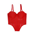 Corpete transparente de malha feminino, faixa espinha de peixe na cintura, corpete bustiê, tops sensuais