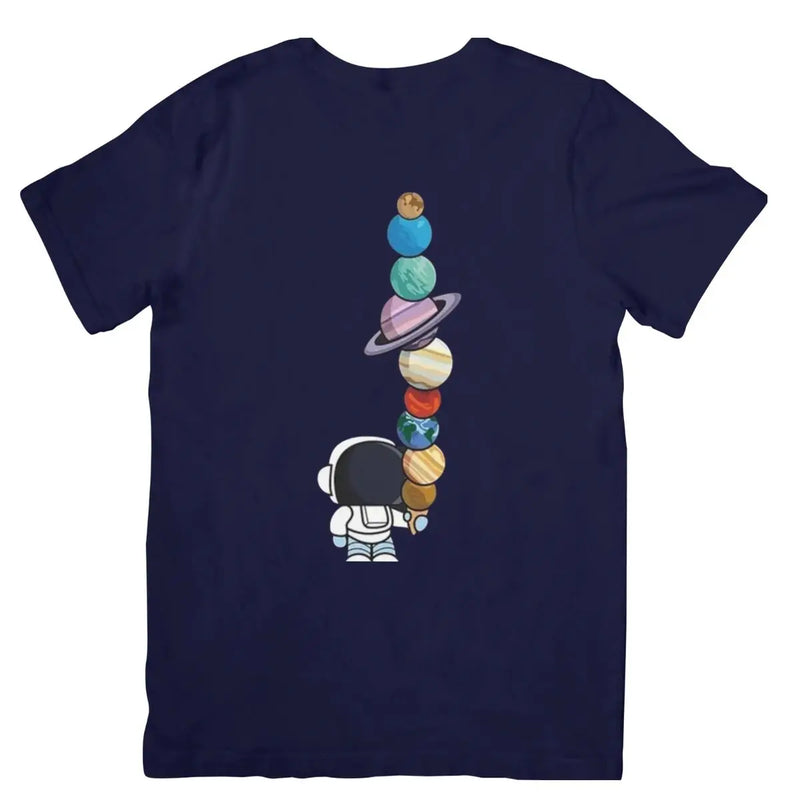 Cheap Day To Day Casual Solar System Shirt Men