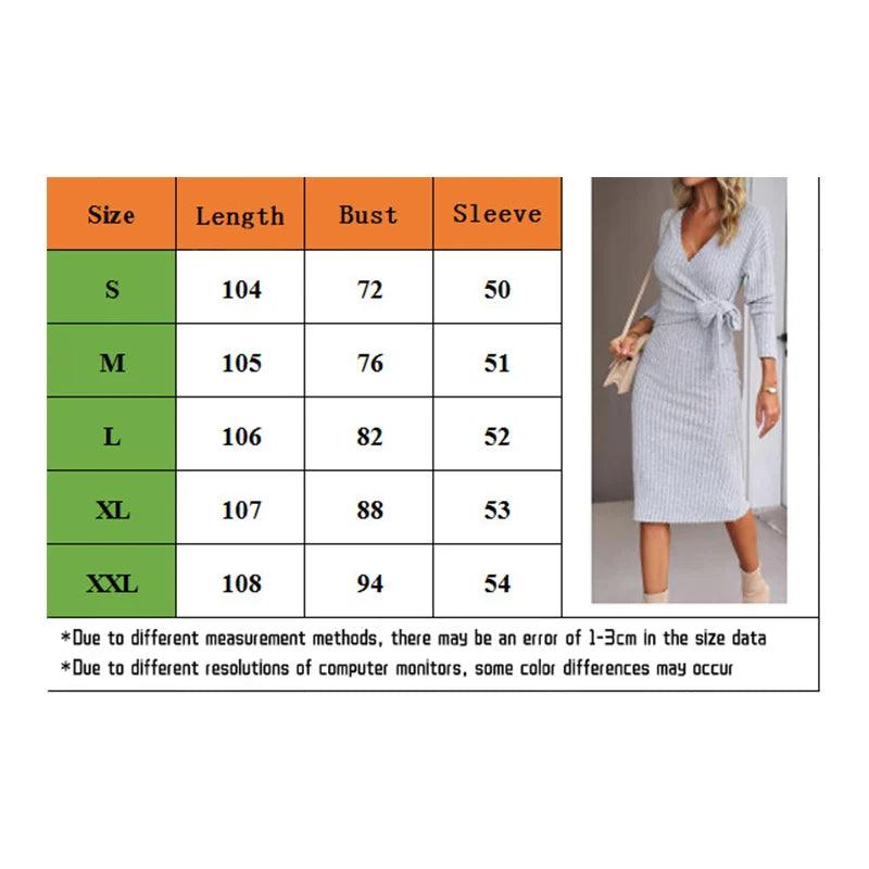 Maternity Womens Solid Color Jacquard V-Neck Knit Long Tight Sleeve Dress Belt Pregnancy Winter Women Sweater Clothes - CRAVO ROSE